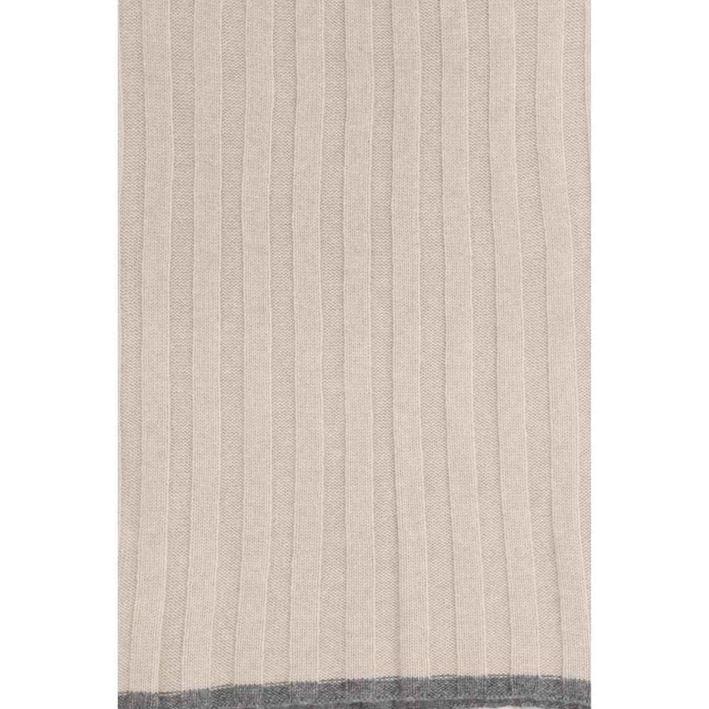 Beige Cashmere Scarf