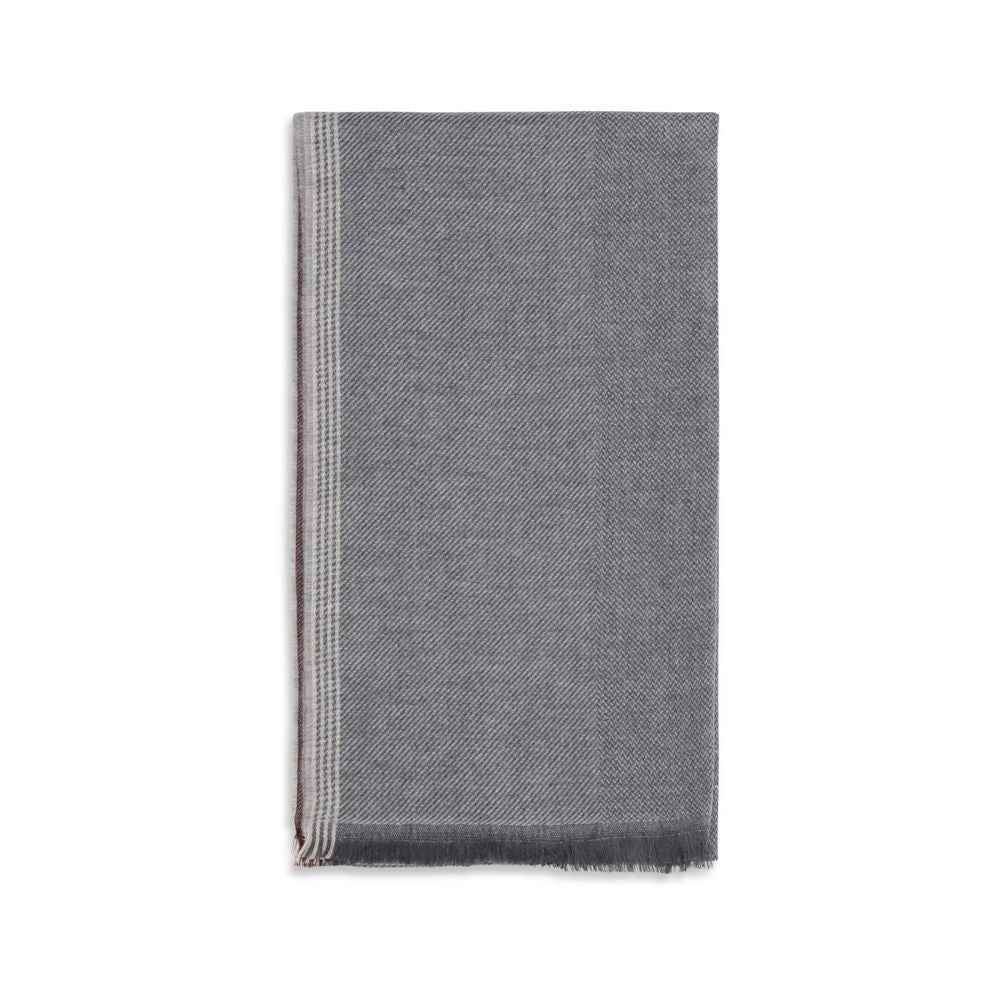 Gray Cashmere Scarf