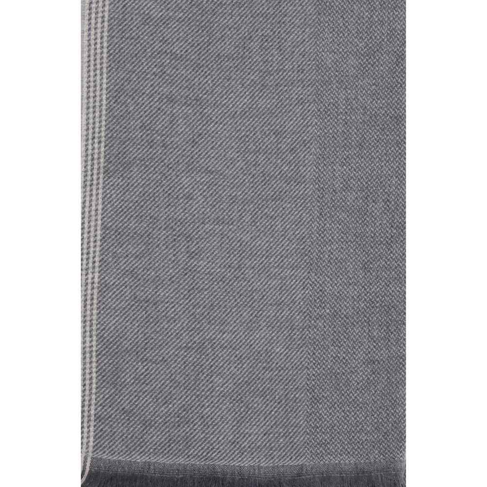 Gray Cashmere Scarf
