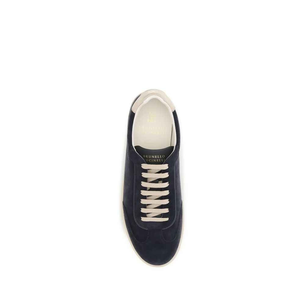 Brown Calf Leather Bos Taurus Low Top Sneakers