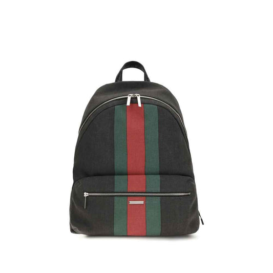 Black Fabric Backpack