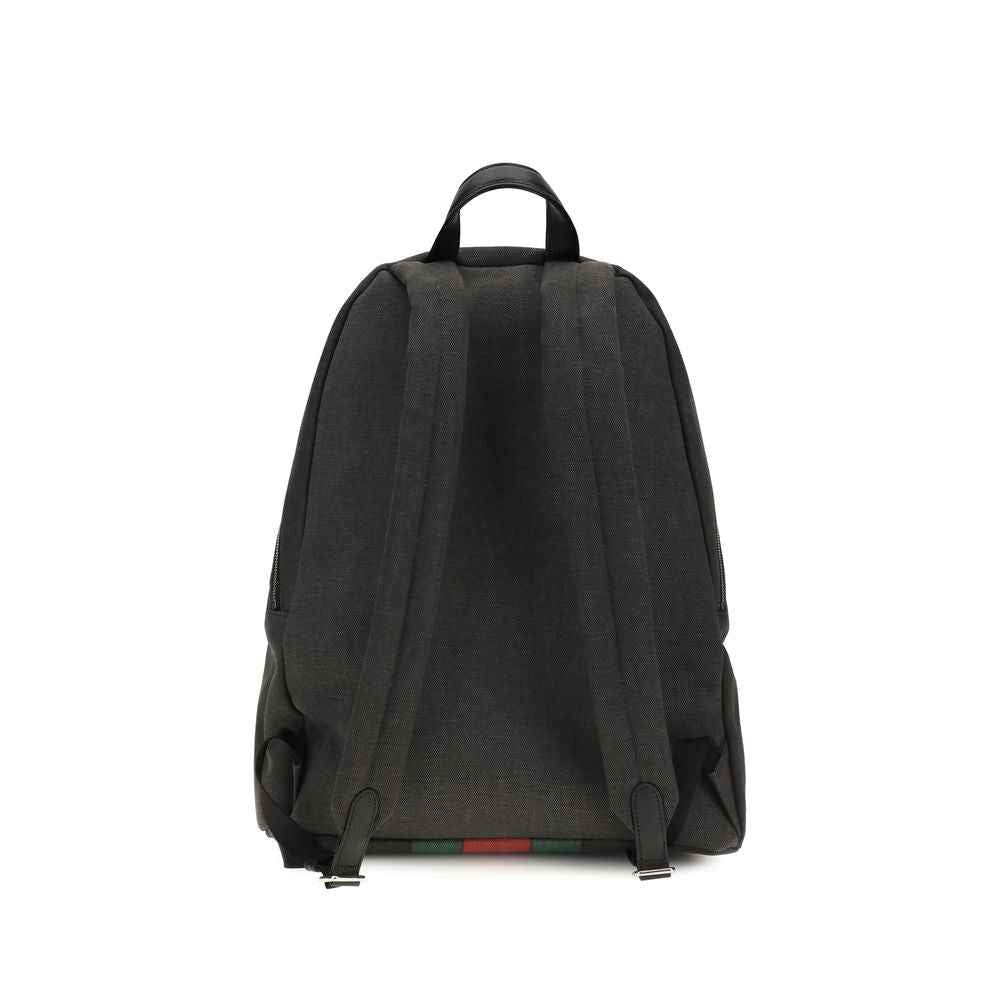 Black Fabric Backpack