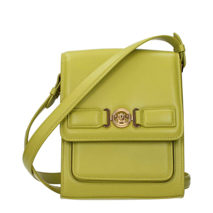 Green Leather Crossbody Bag