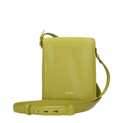 Green Leather Crossbody Bag