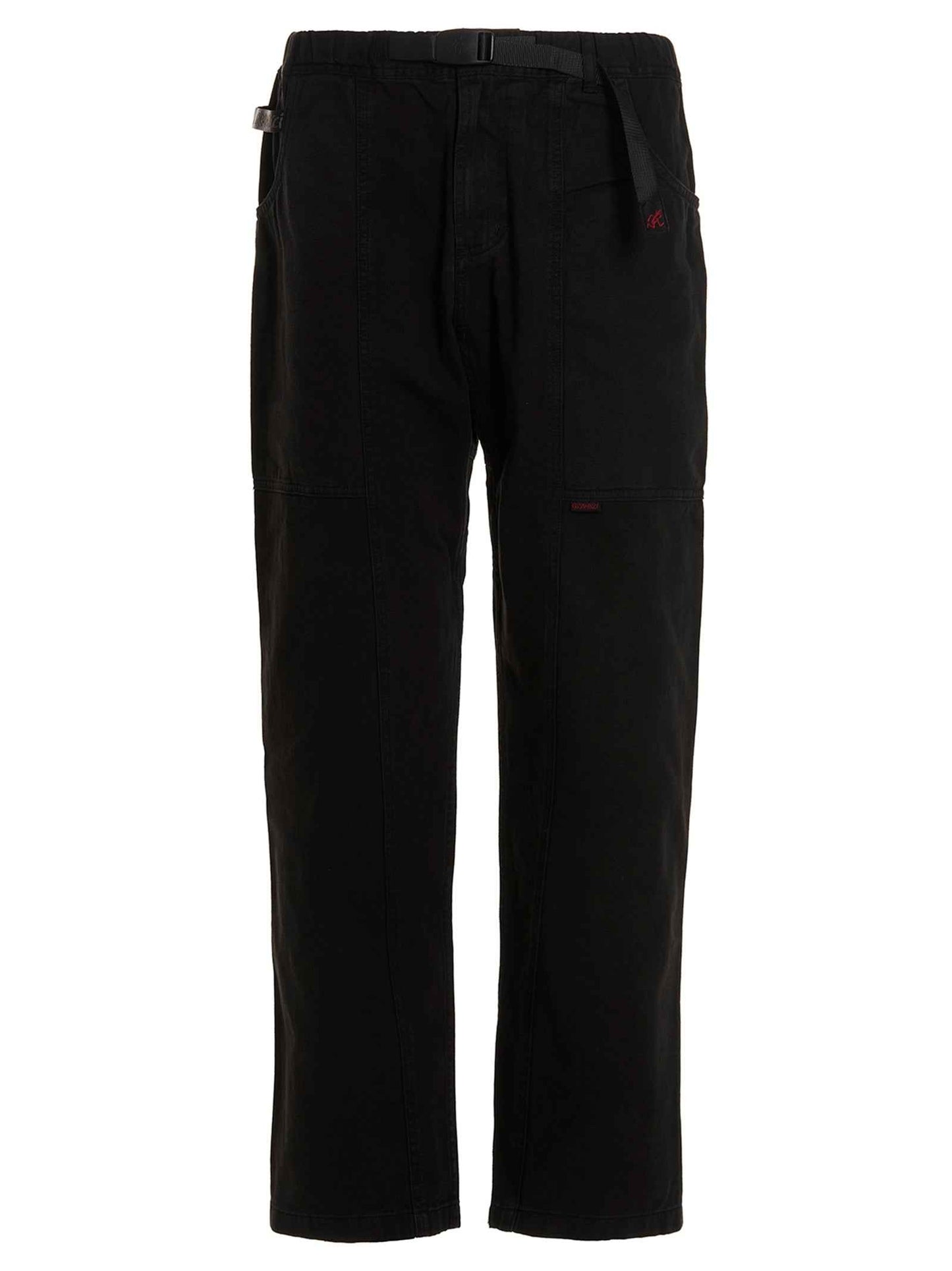 Black Cotton Cargo Pants