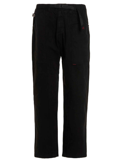 Black Cotton Cargo Pants