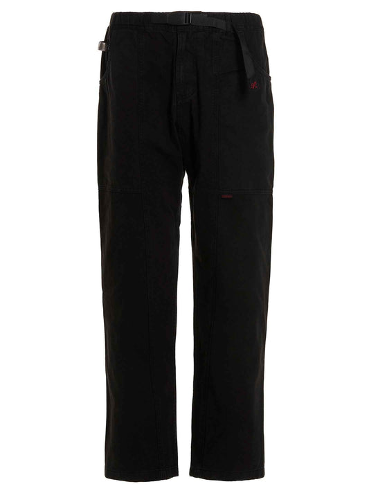 Black Cotton Cargo Pants