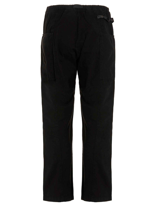 Black Cotton Cargo Pants