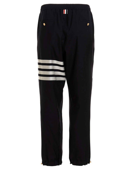 Blue Wool Athletic Pants