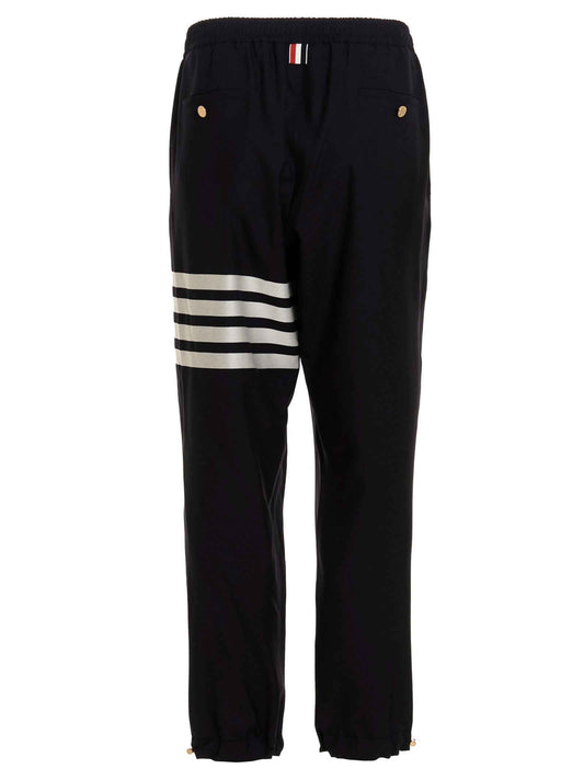 Blue Wool Athletic Pants