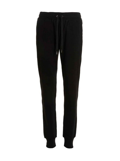 Black Cotton Joggers (Workout Pants)