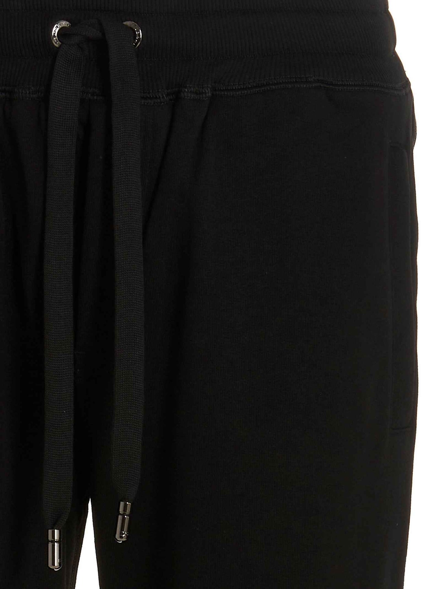 Black Cotton Joggers (Workout Pants)