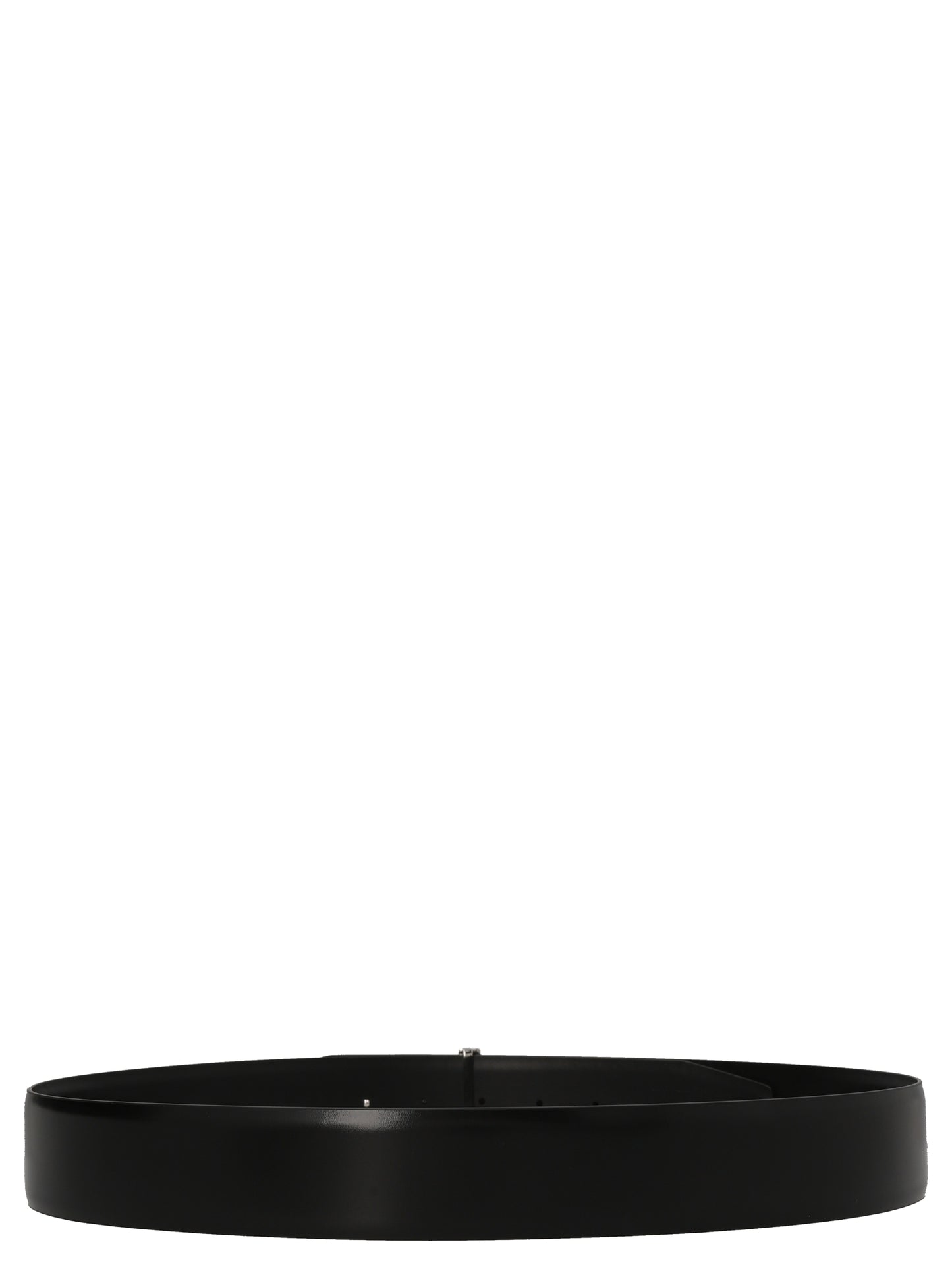 Black Calfskin Regular Belt