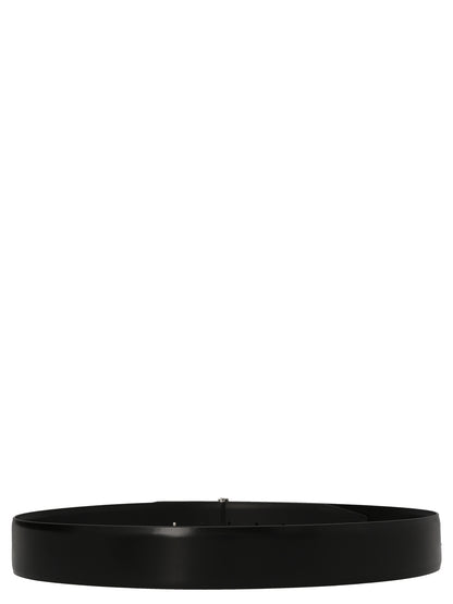 Black Calfskin Regular Belt