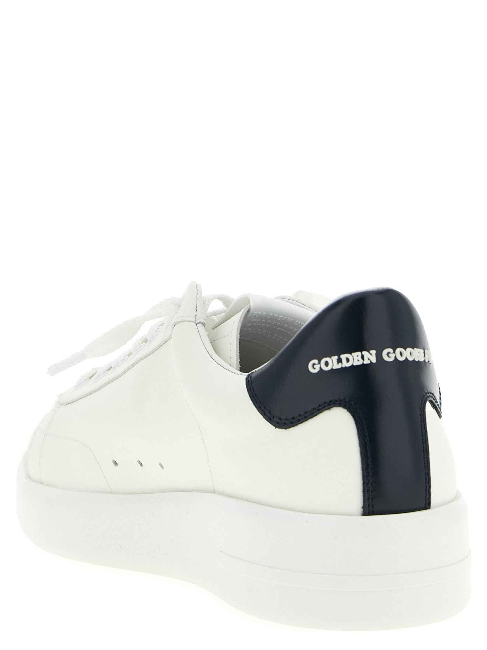 Blue Cowhide Low Top Sneakers