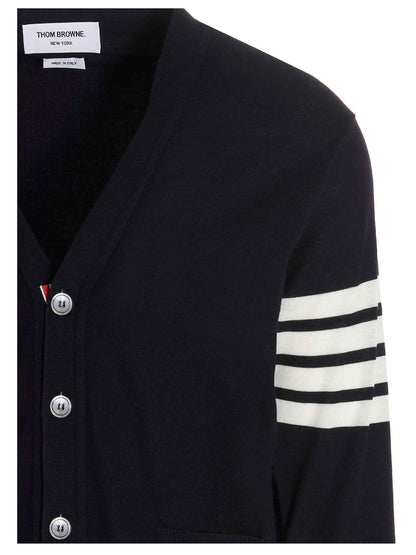 Blue Merino Wool Cardigan