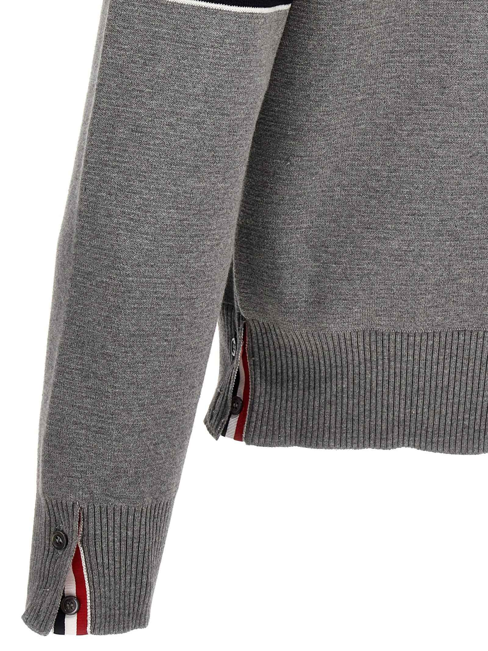 Gray Cotton Cardigan