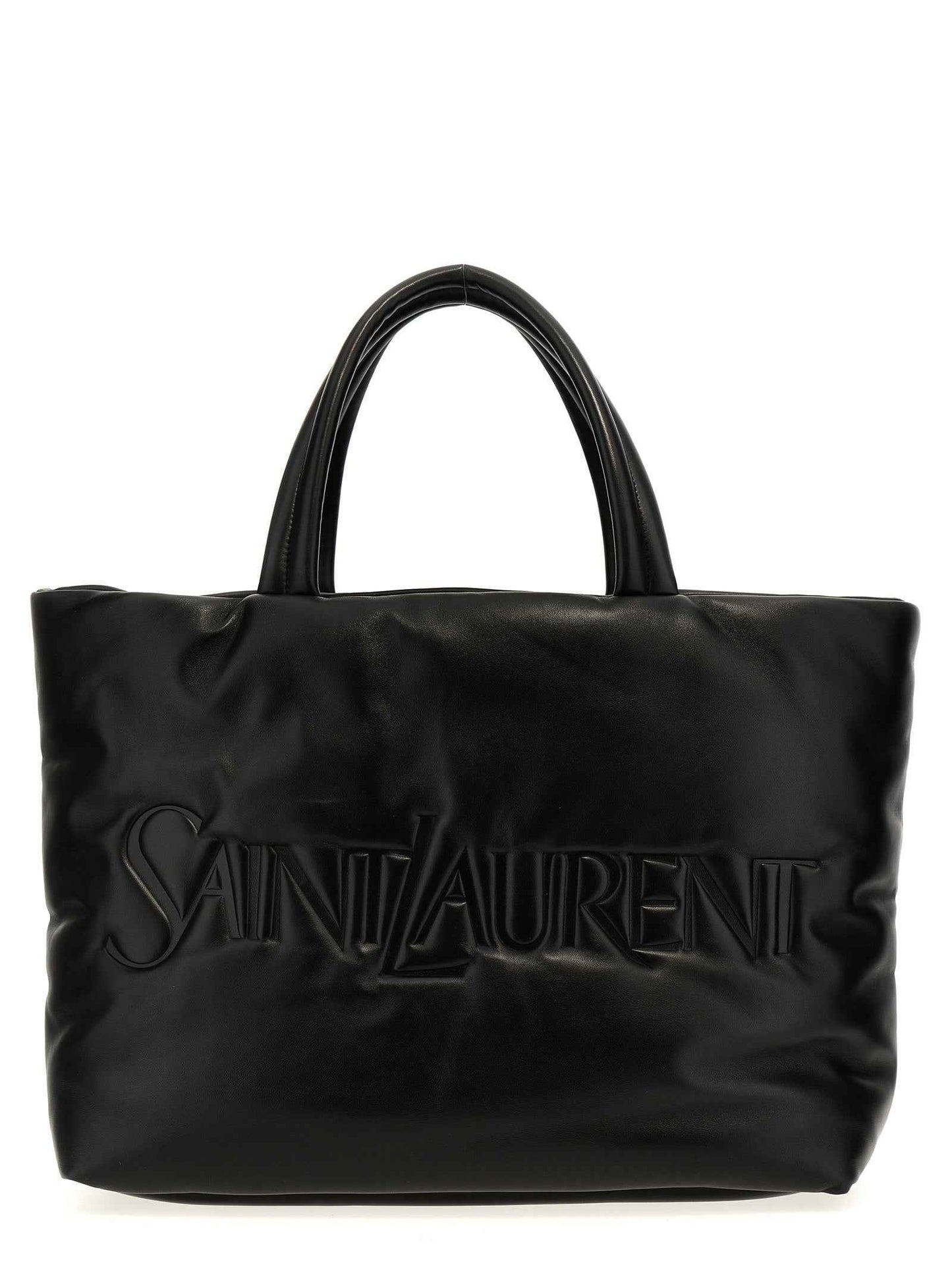 Black Lamb Leather Tote Bag
