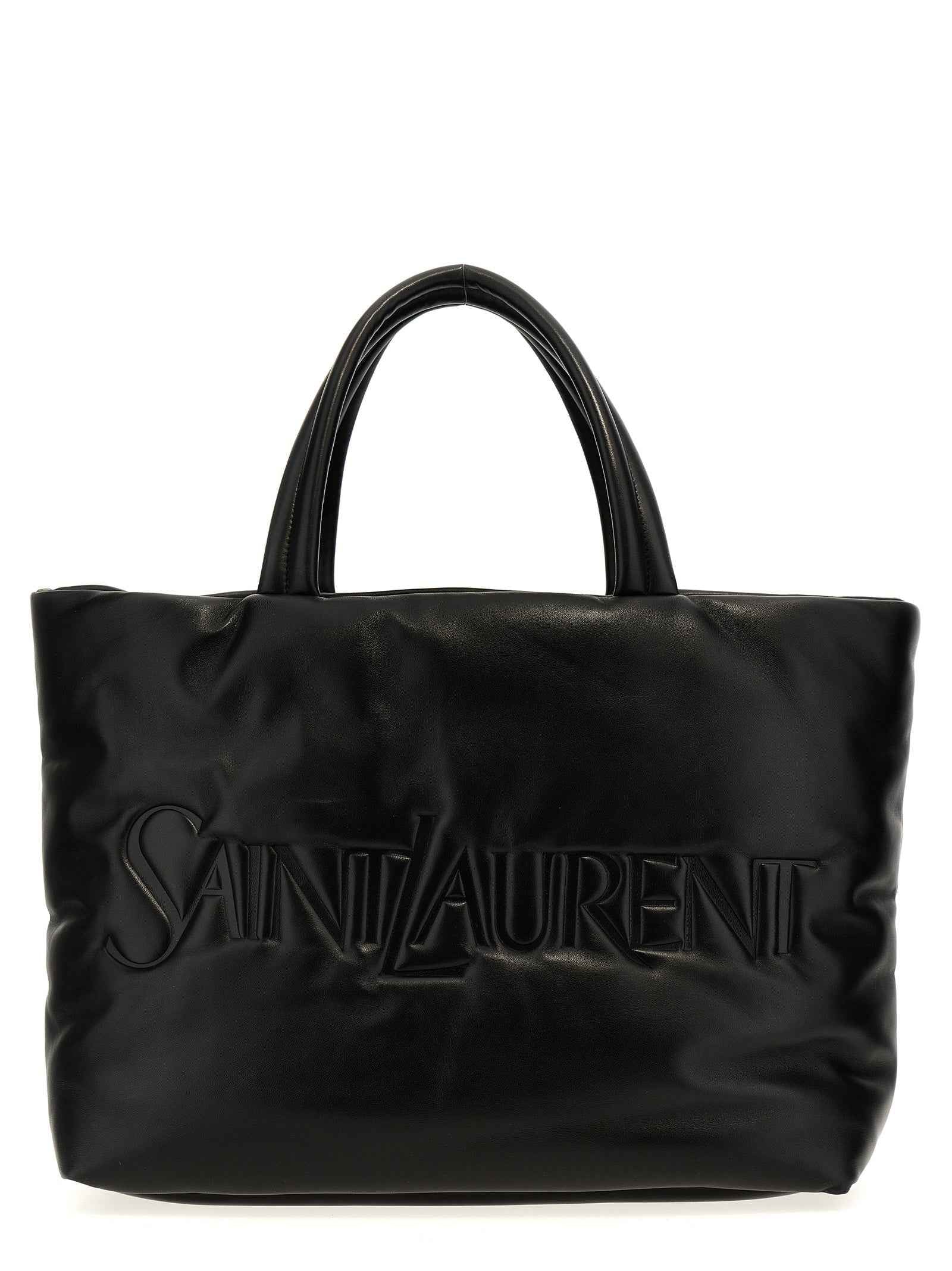 Black Lamb Leather Tote Bag