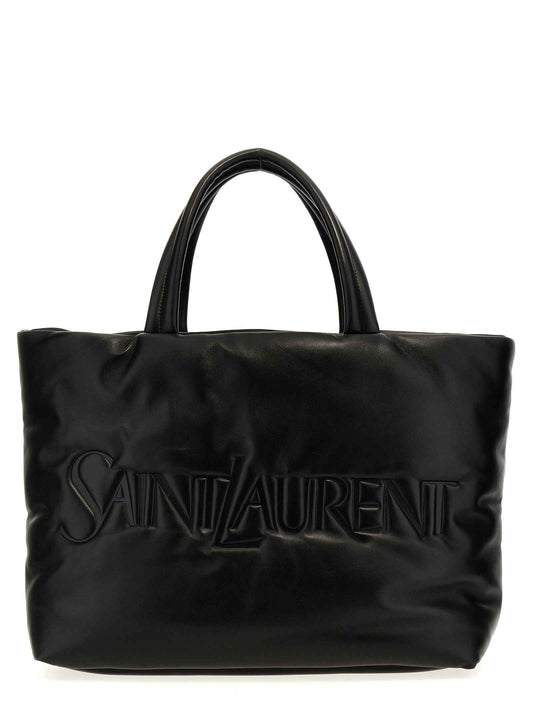 Black Lamb Leather Tote Bag