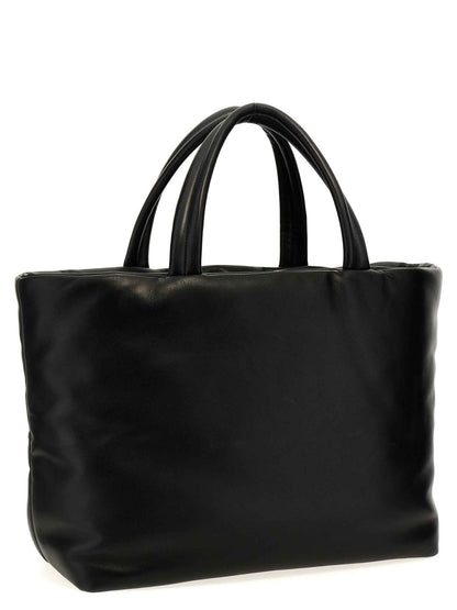 Black Lamb Leather Tote Bag