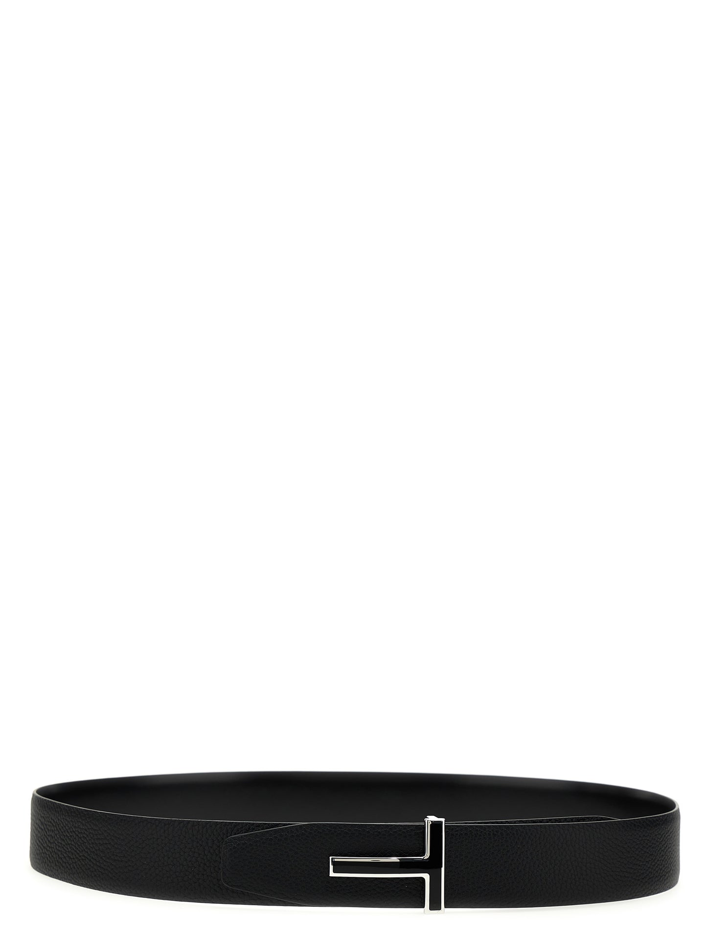 Black Calfskin Regular Belt