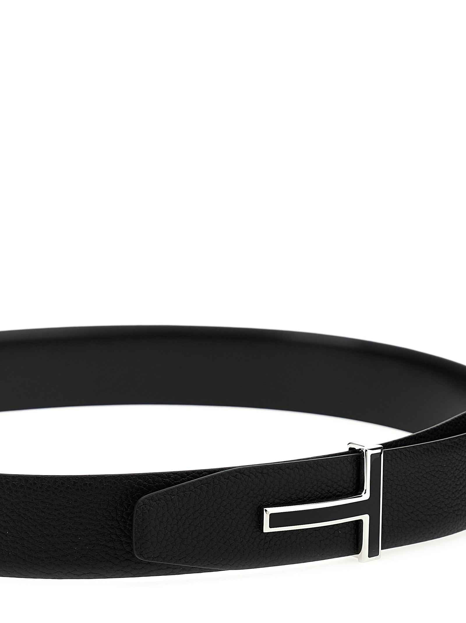 Black Calfskin Regular Belt