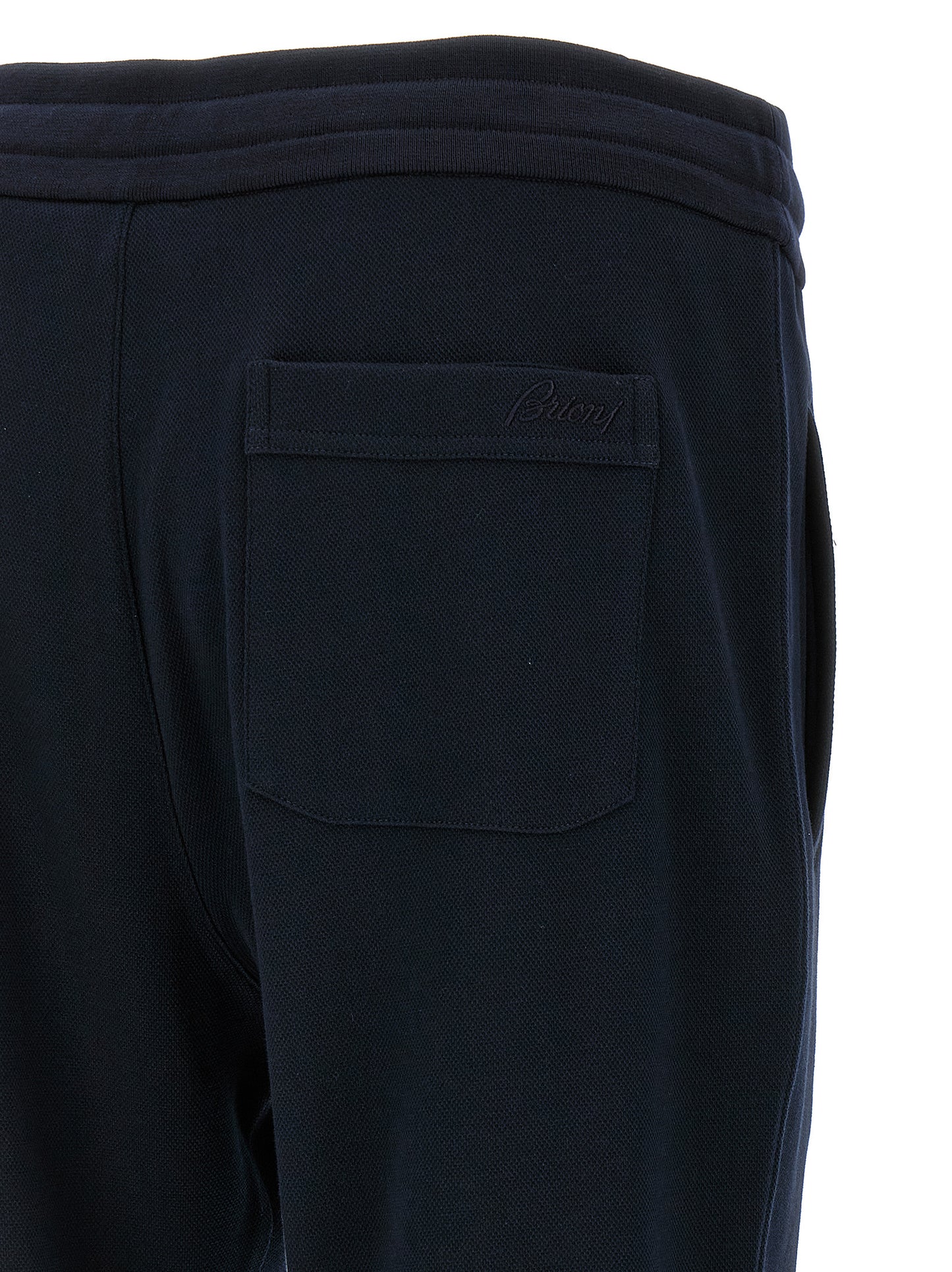 Blue Cotton Athletic Pants