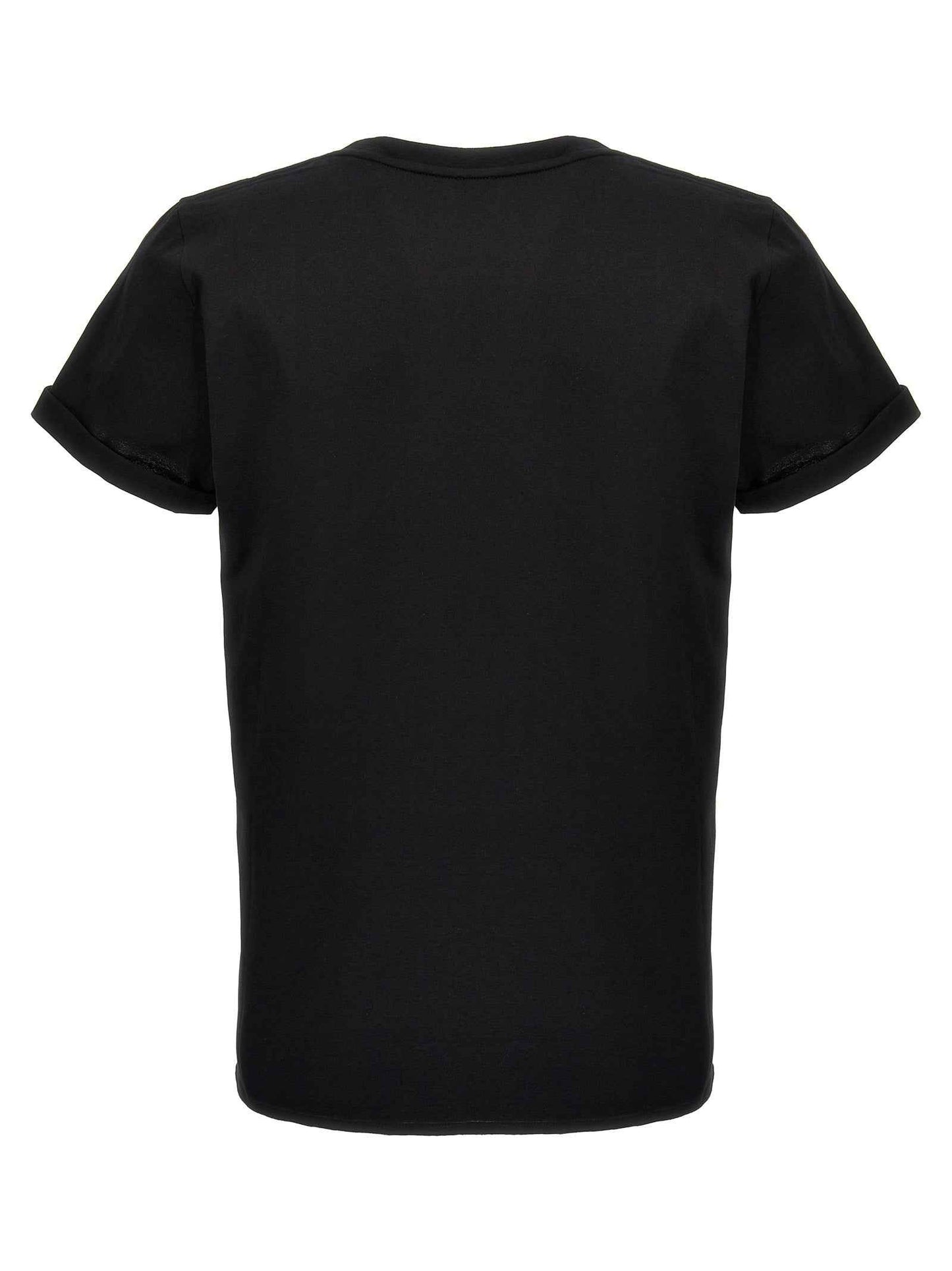 Black Cotton T-Shirt