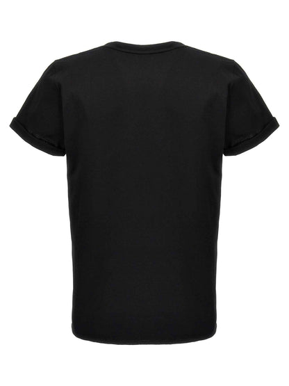 Black Cotton T-Shirt