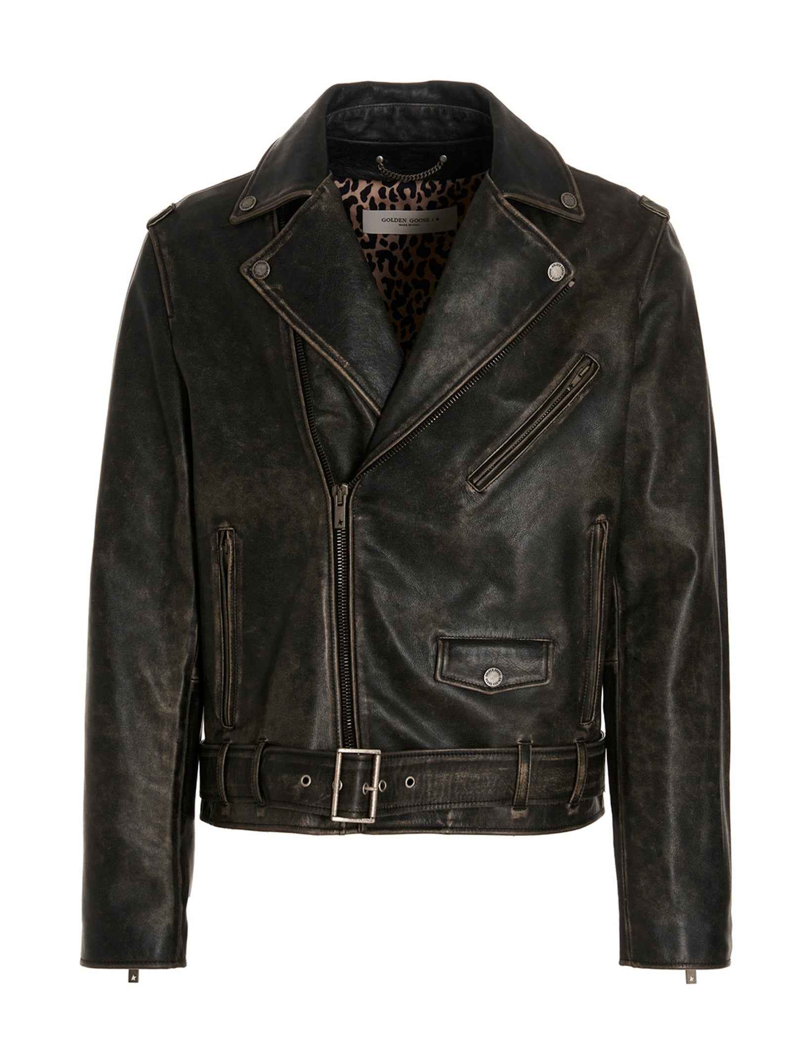 Black Calfskin Leather Jacket