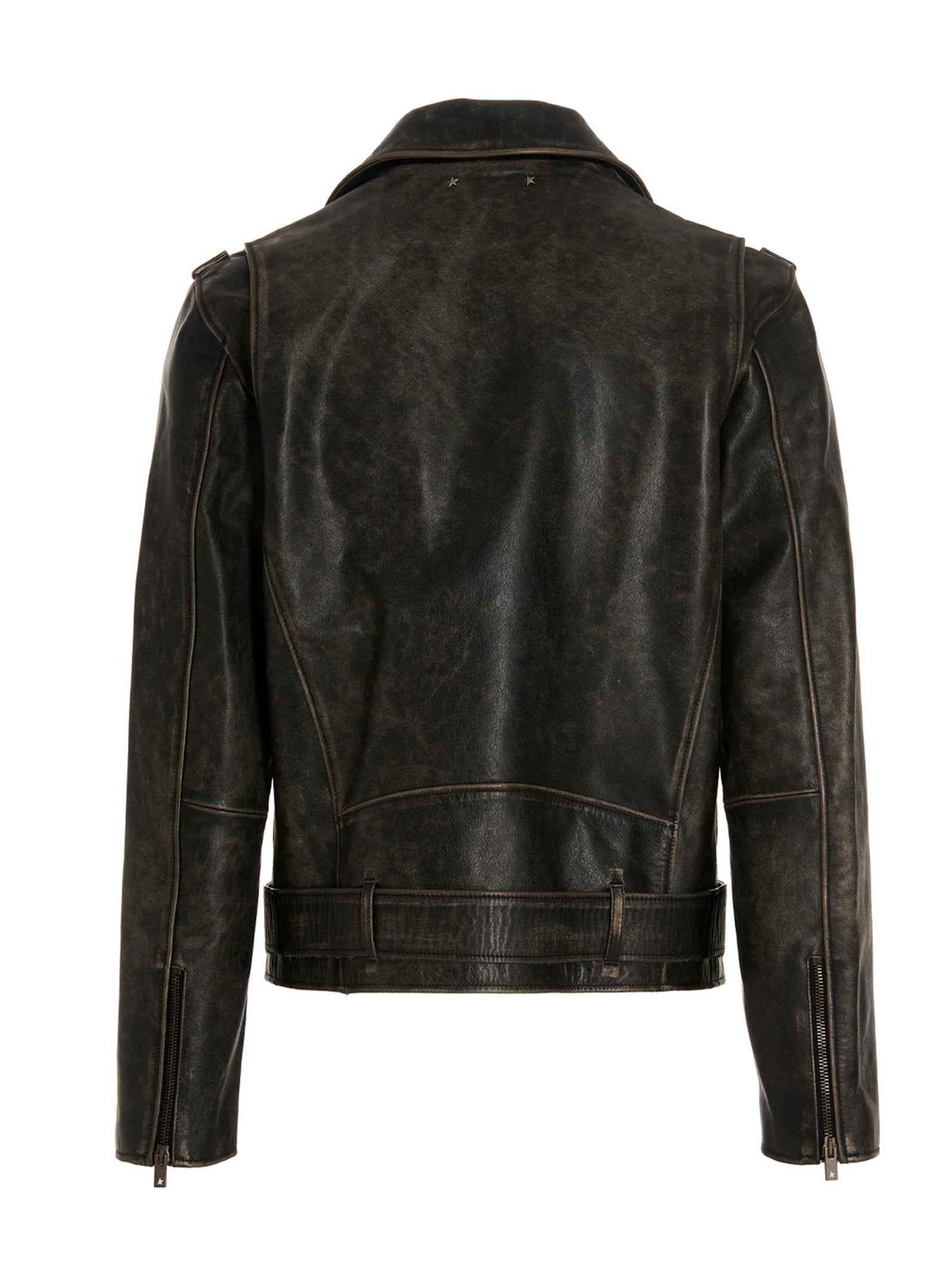 Black Calfskin Leather Jacket