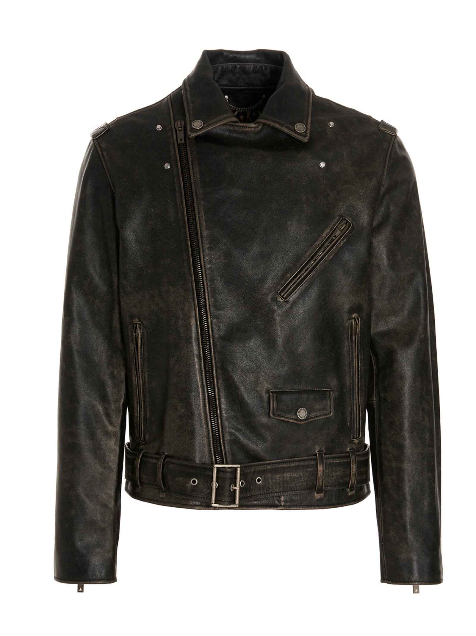 Black Calfskin Leather Jacket