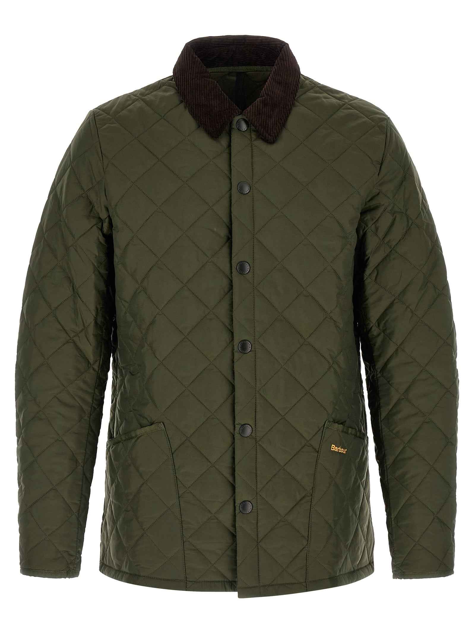 Bicolor Polyamide Full-Length Jacket