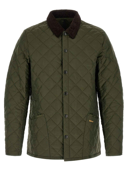 Bicolor Polyamide Full-Length Jacket