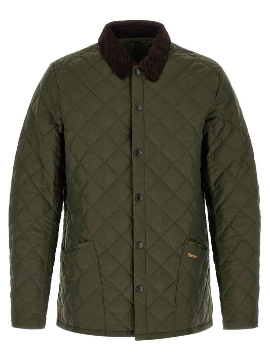 Bicolor Polyamide Full-Length Jacket