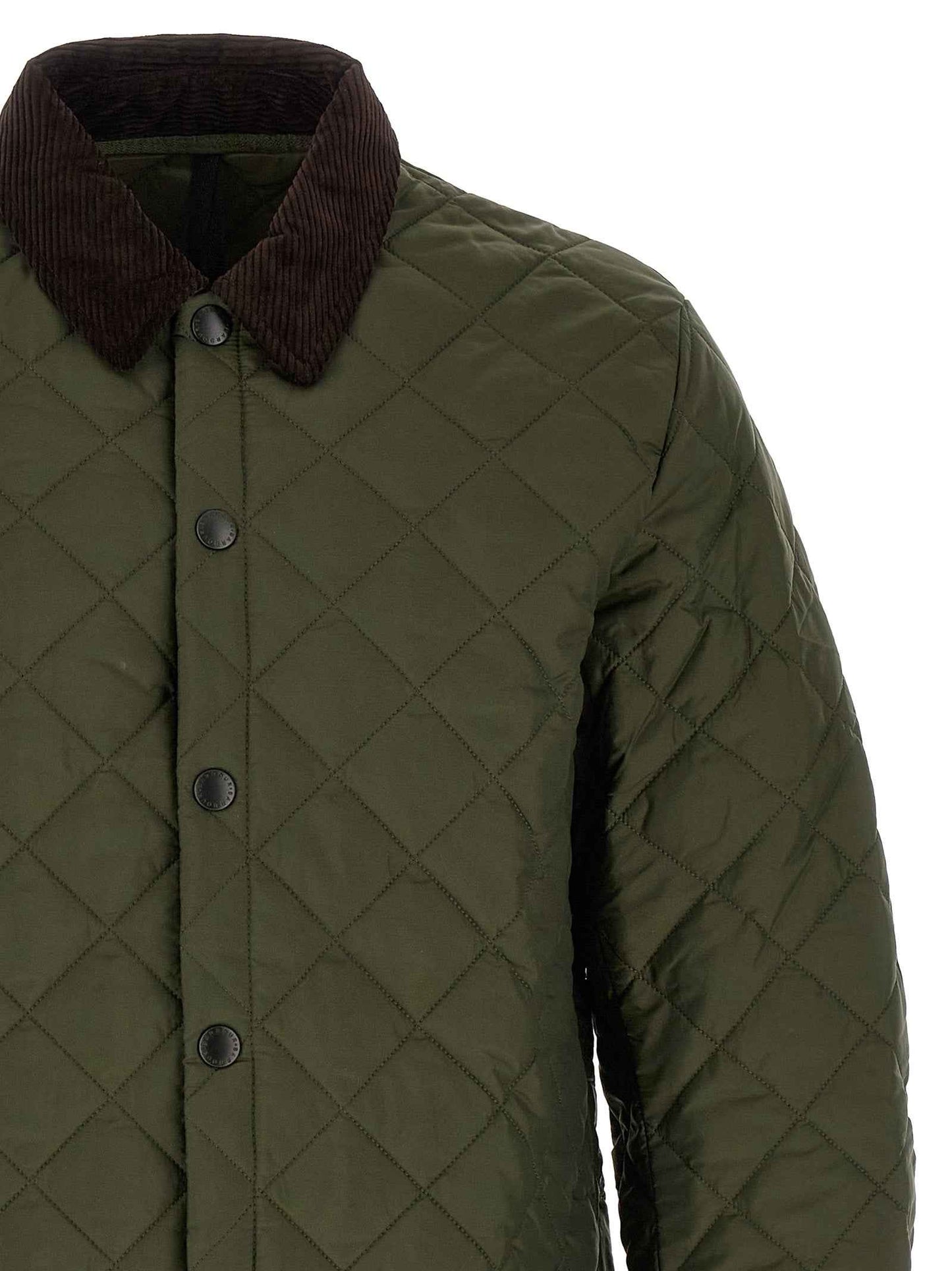 Bicolor Polyamide Full-Length Jacket