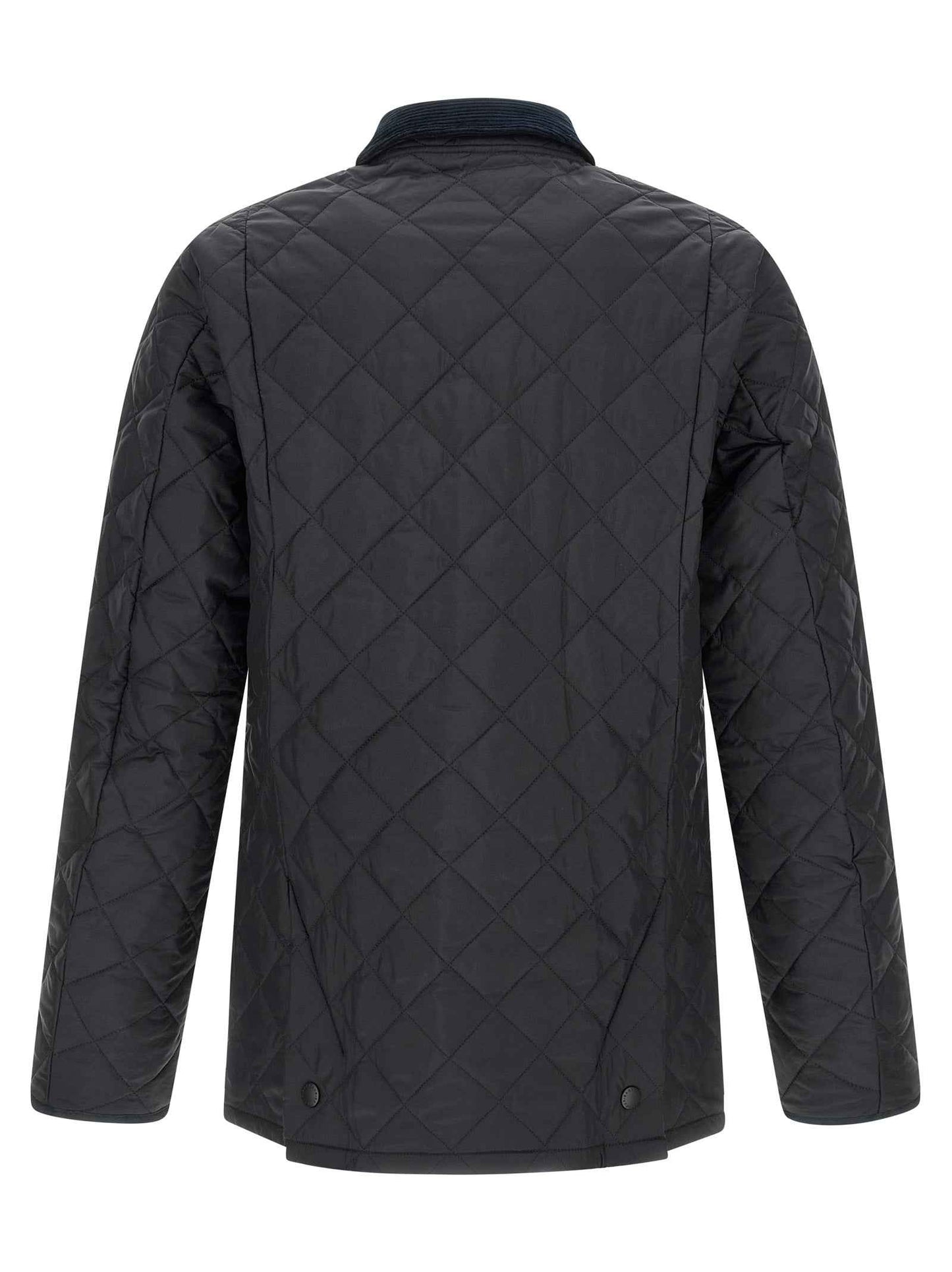 Blue Polyamide Full-Length Jacket
