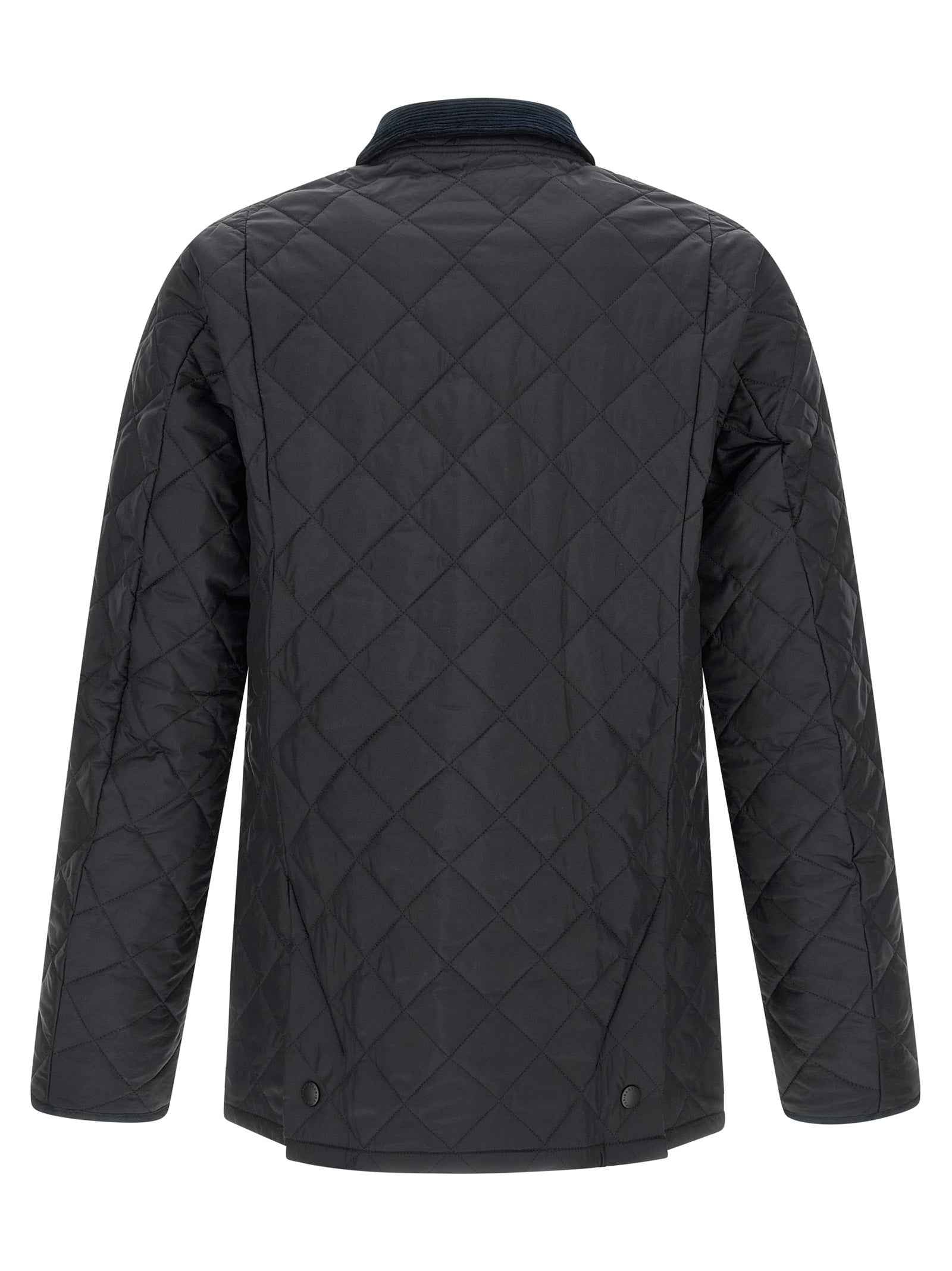 Blue Polyamide Full-Length Jacket