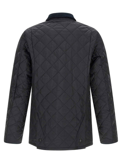 Blue Polyamide Full-Length Jacket
