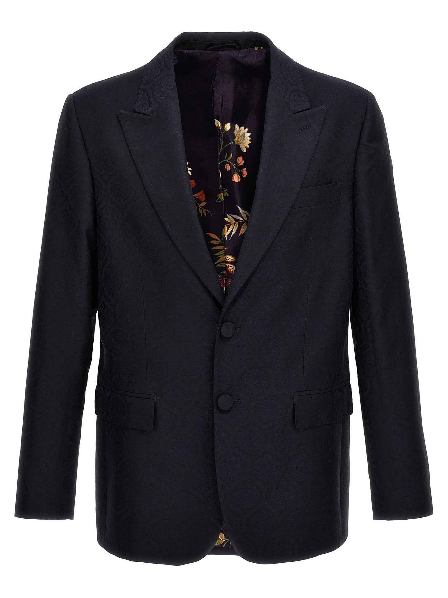 Blue Cotton Blazer