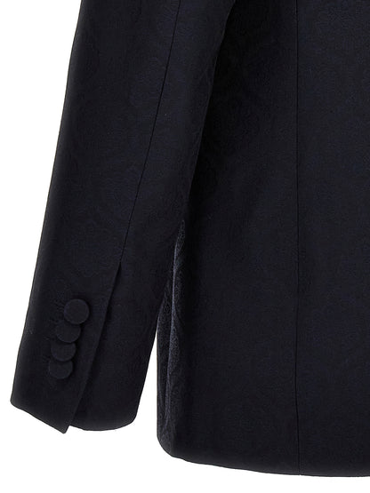 Blue Cotton Blazer