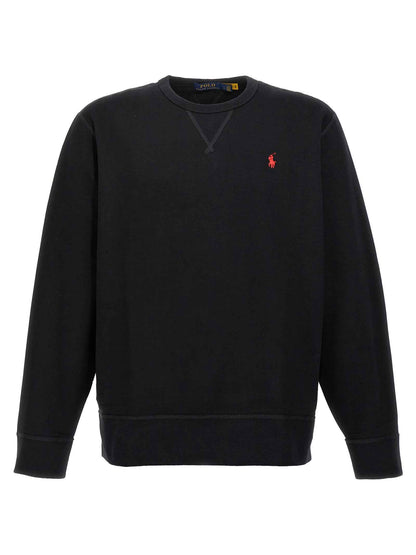 Black Cotton Sweatshirt