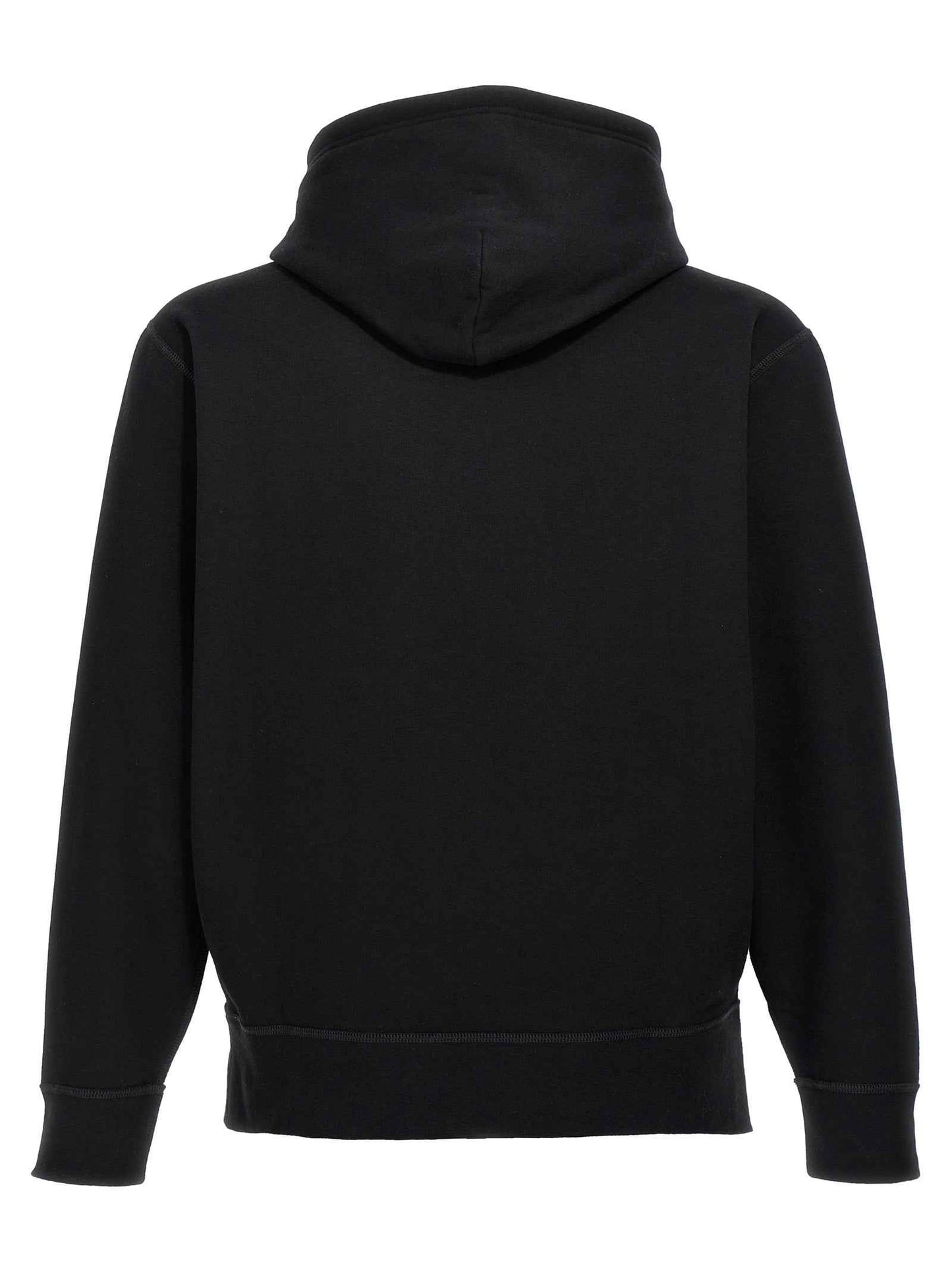 Black Cotton Sweatshirt