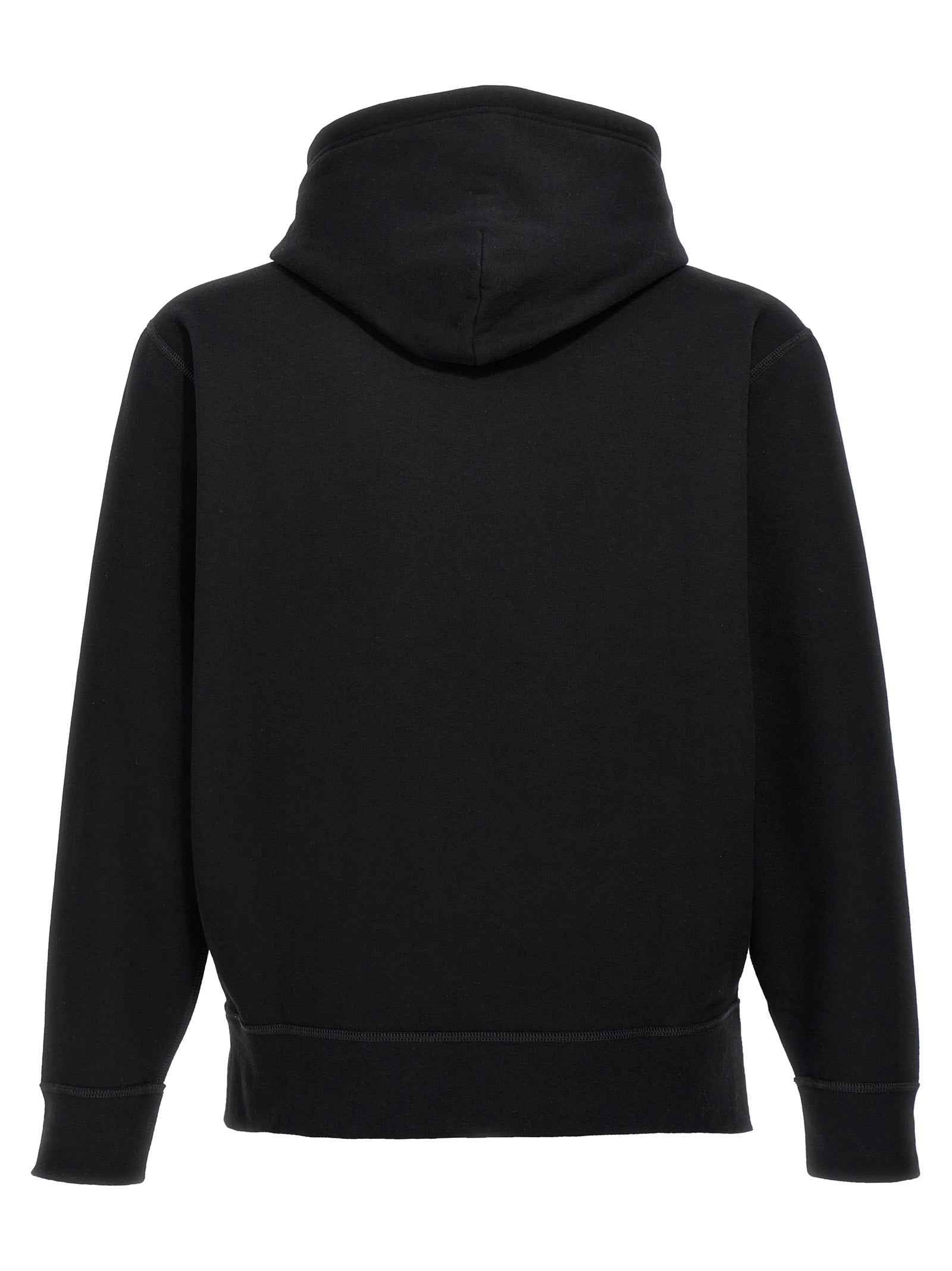 Black Cotton Sweatshirt