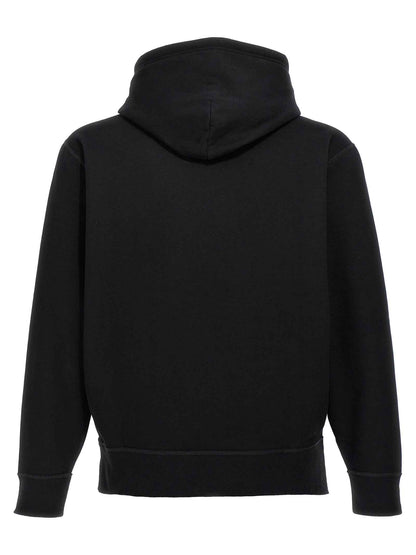Black Cotton Sweatshirt