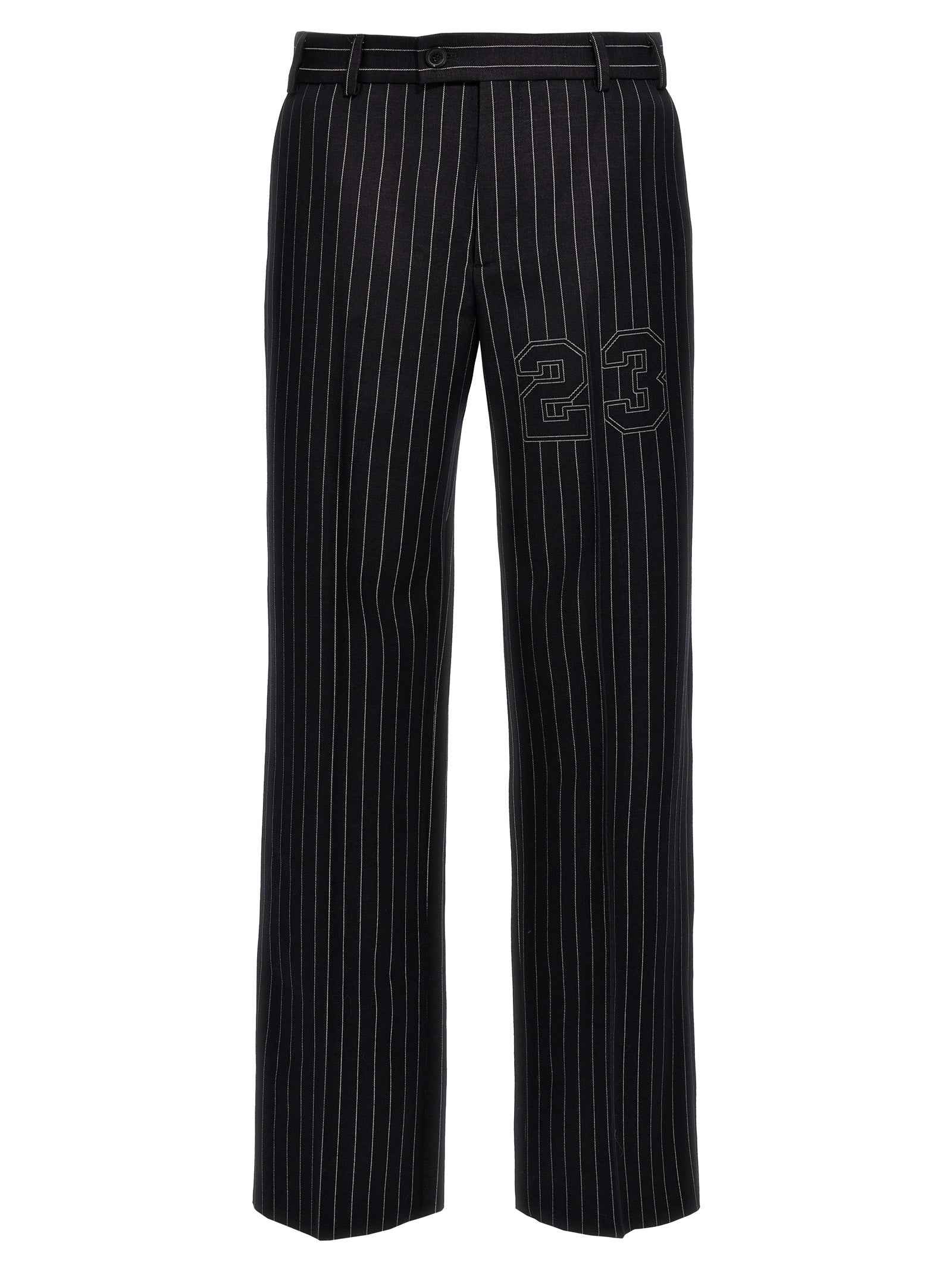 Blue Wool Dress Pants