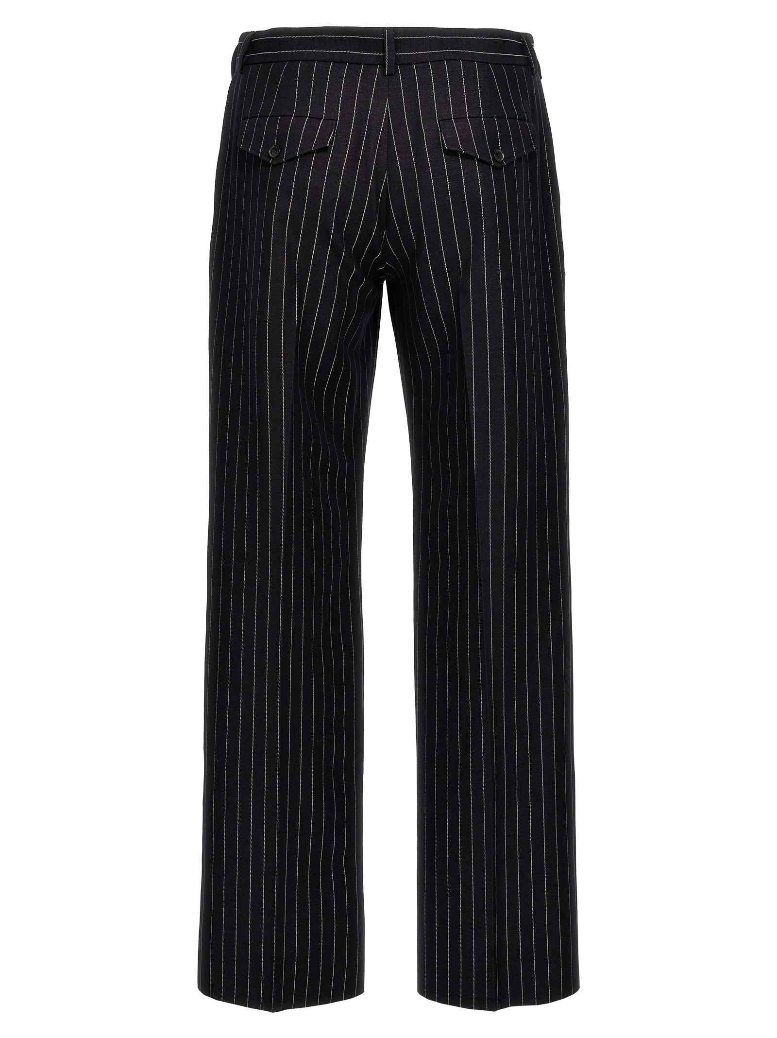 Blue Wool Dress Pants