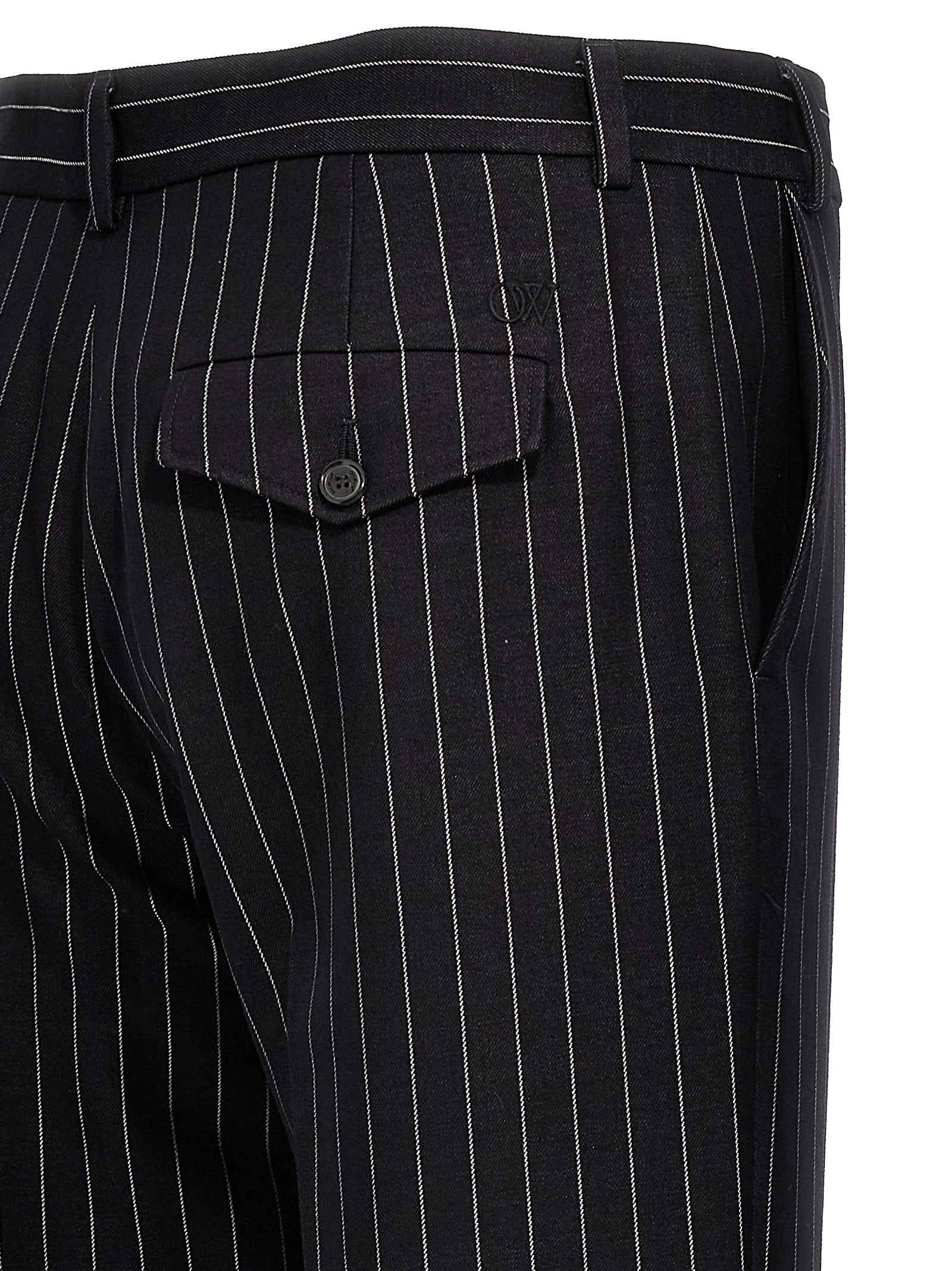 Blue Wool Dress Pants