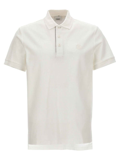 White Cotton Polo Shirt